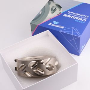 High Accuracy PCD Milling Cutter Fine Trimming Premilling Cutter