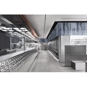 Quality Low Maintenance Water Ripple Metal In Geometric Pattern for sale