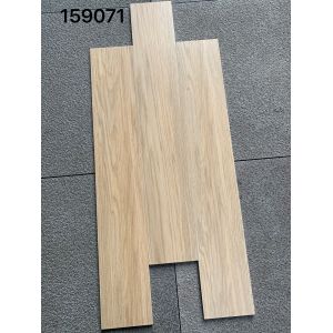 Quality 10mm Wooden Finish Ceramic Tiles , Antibacterial Wood Grain Ceramic Tile for sale
