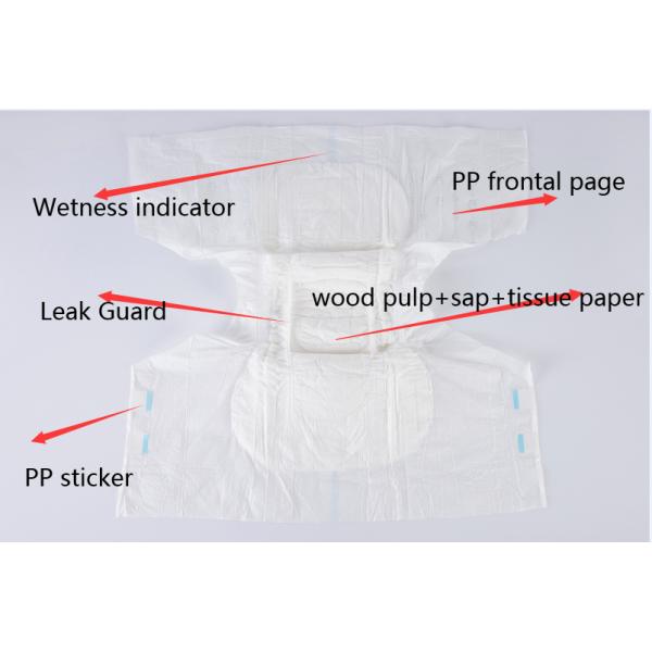 Xl 120g 1400ml Disposable Diapers For Adult Incontinence Products