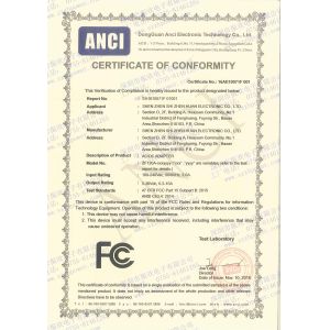 Shenzhen Keysun Technology Limited Certifications
