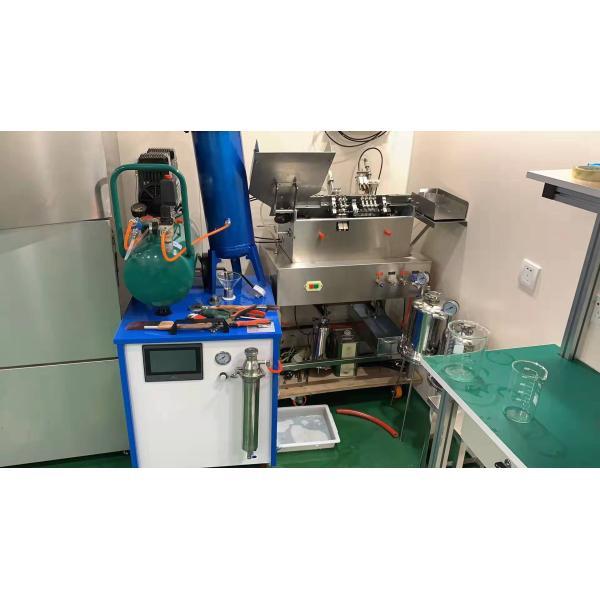 2000 L/H Ampoule Filling And Sealing Machine , Automatic Tube Filling Sealing Machine Blue Color