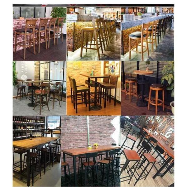 Tall Wooden Breakfast Bar Table 1200 X 600mm 60cm European Style