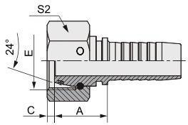 Stainless Steel High Pressure Fitting Set Female Thread NPT BSPT Thread 20411