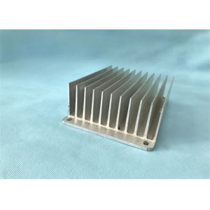 Hole Punched Aluminium Extrusion Heat Sink Profiles Polishing Surface