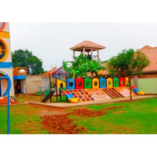 LLDPE Plastic Outdoor Playground Slide High Durability For Kindergarden