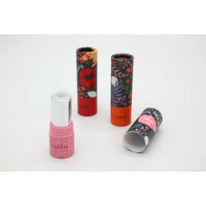 China 12.7mm Paper Tube Lipstick Makeup Empty Lipstick Containers Customized on sale