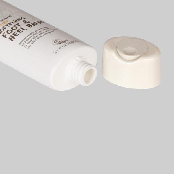 60-120ml Shampoo Tubes Cosmetic Facial Cleanser Tube With Press Cap Oval Flat Tube