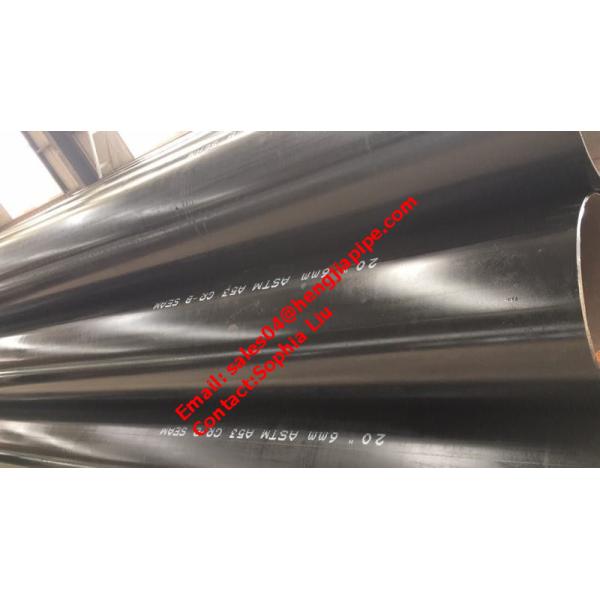ASTM A53 Gr.B seamless pipes Bevel end SCH30 STD