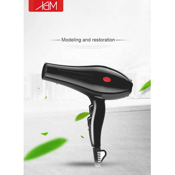Negative Ionic Professional Hair Dryer Black Color 2000W Power