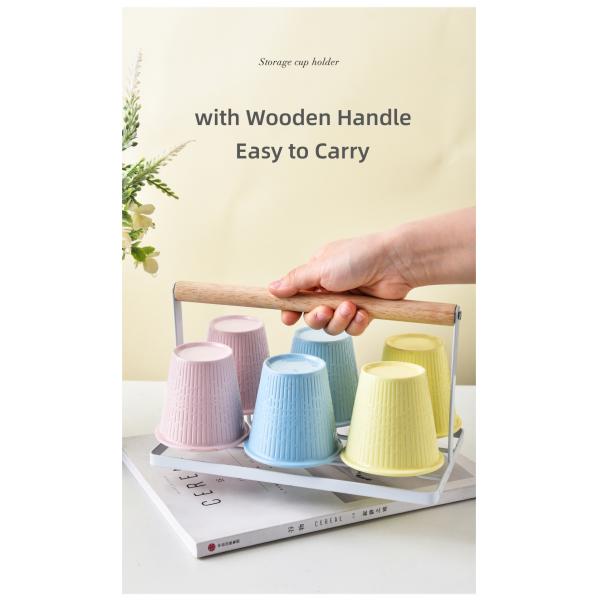 Nordic Style 170ml Ceramic Espresso Cups Colorful Stoneware Tea Travel Cup Holder