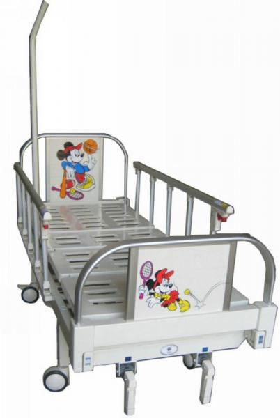 Buy Manual Adjustable Pediatric Hospital Beds For Kids Home Nursing at wholesale prices
