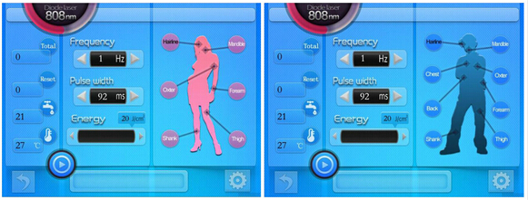 Germany bars 808nm diode laser hair removal machine / 808nm laser body hair removal / permanent hair removal