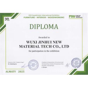Wuxi Jinhui New Material Tech Co., Ltd. Certifications