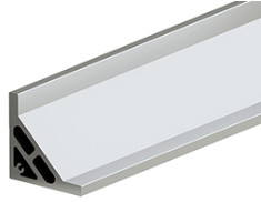 LZ5050 Chemical Polishing Aluminum Extrusion Profile R Shaped