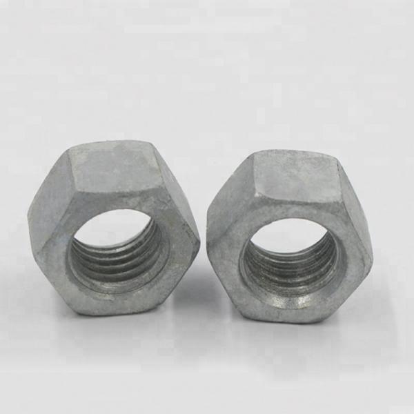 DIN 934 Hot Dipped Galvanized Hex Nut Carbon Steel M8 M10 For Rough Surfaces