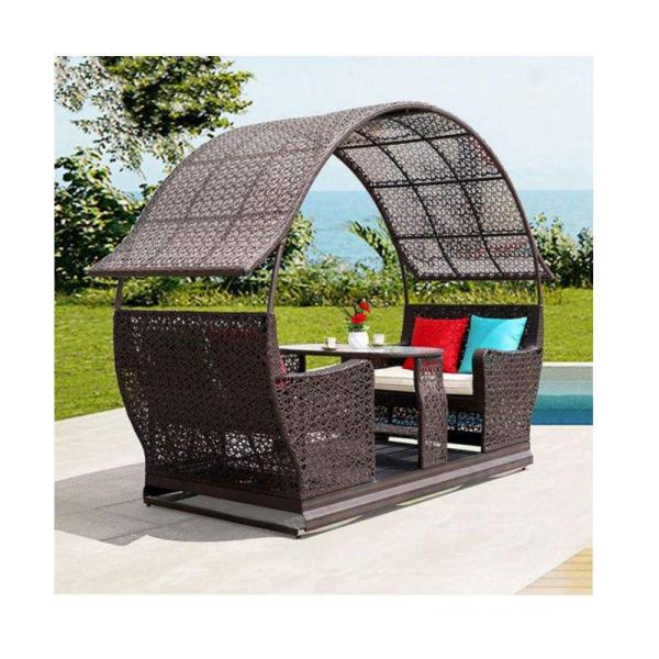 Easy to Washable Customized Outdoor Swing Rattan Rocking Chair for Courtyard Advantages