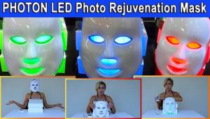 Quality Photodynamic LED Facial Mask Daily Beauty Instrument Anti Acne Customized Logo for sale