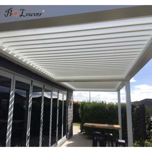 Custom Size Outdoor Pergola Louver,Waterproof Pergola,Opening Roof Louver