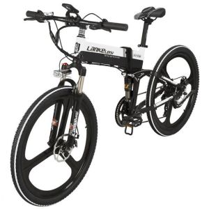 Quality 26 Inch Folding Full Suspension Mountain Ebike With Hidden Battery for sale