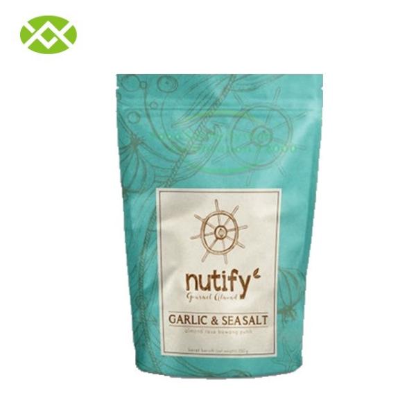 Moisture - Proof Standup Zipper Top Aluminum Foil Custom Printing Plastic Bag For tea bag