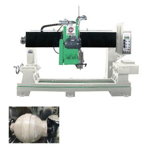 China 500mm Double Blades CNC Stone Cutting Machine For Marble Granite Baluster Column on sale