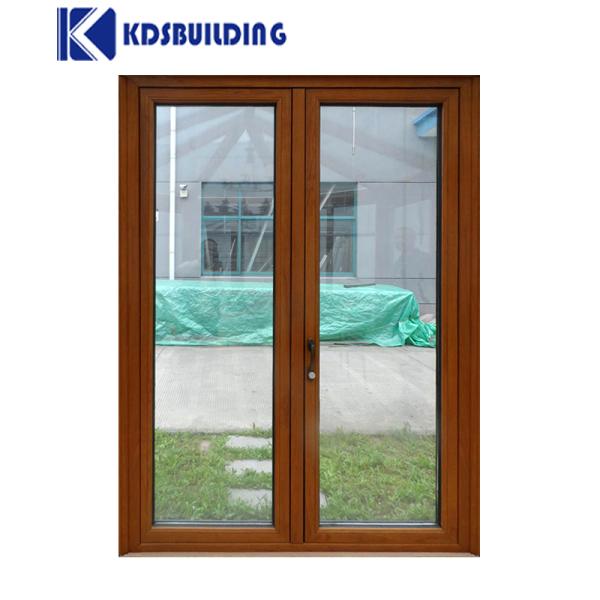 KDSBuilding Best Price Commercial Store Front Casement Glass Wooden Door Design Pictures