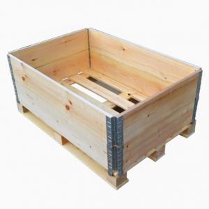 China Aesthetics Wooden Pallet Crates 4 Way Wooden Coaming Box on sale