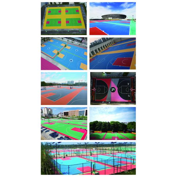 34x34cm*1.8cm anti-slip material Multi Sport pP Interlocking Tiles Outdoor Sports Floor basketballTiles