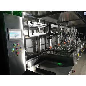 Quality Single Arm Automatic Cleaning Machine Includ Spraying Ultrasonic Vacuum for sale