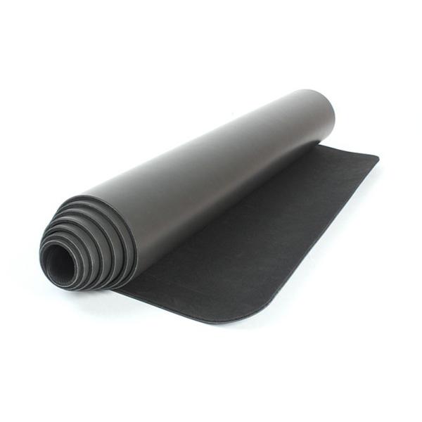 Premium Natural Rubber Bottom PU Leather Top Yoga Mat