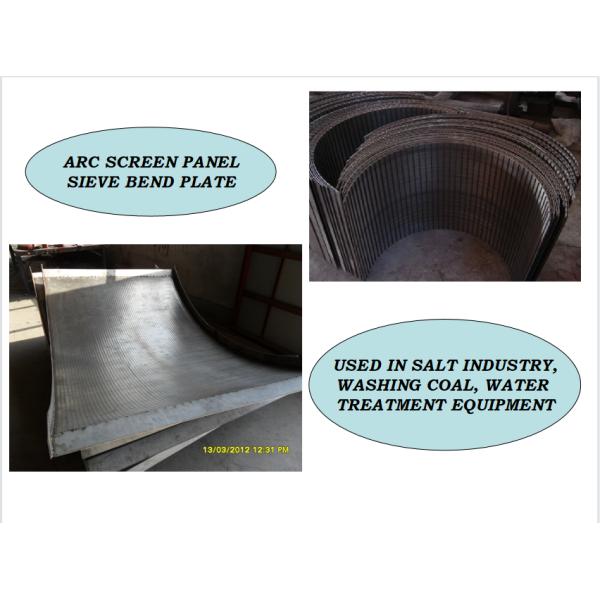 Flow Rate 100mesh Industrial Filter Plate Johnson V Wire Screen Panel For Coal