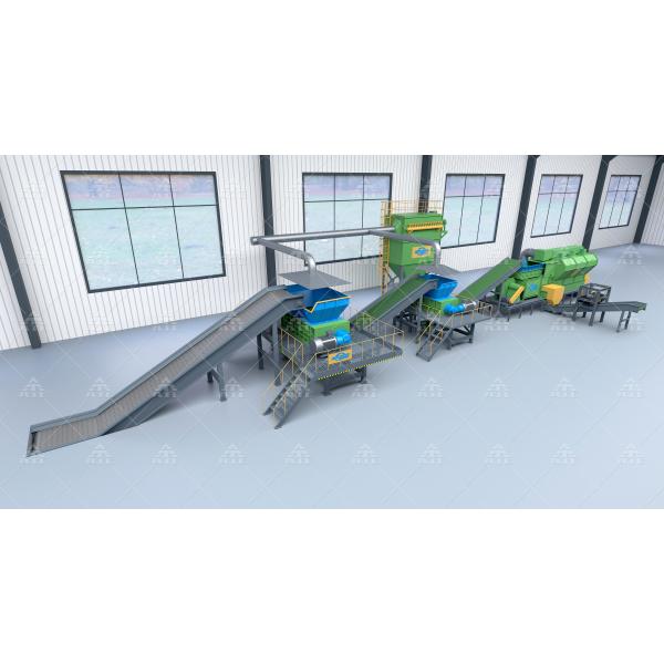 Car Bumper Metal Shredder Machine Scrap Electric Motor Shredder