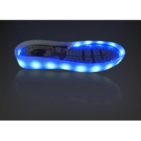 450MA LED Light Strips For Shoes , Usb Powered Rgb Led Strip Rechargeable