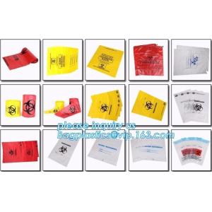 Disposable biohazard infectious plastic drawstring medical waste bag, Promotiona