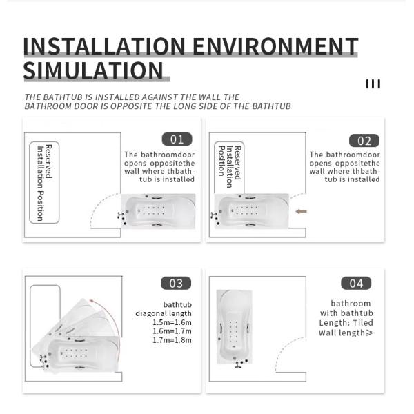 Children Kids Baby Spa Massage Bathtub Bath Tubs whirlpool for Baby