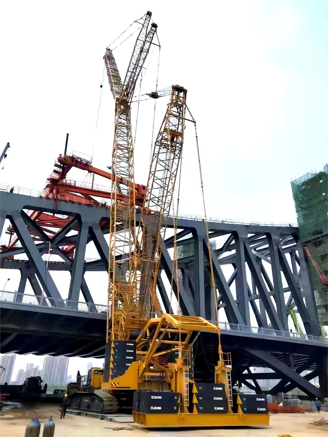 XCMG Official 400 Ton Xgc400 96m Used Crawler Crane for Sale