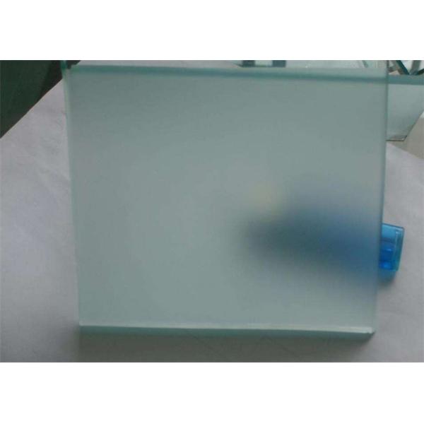 Sandblasted Frosted Glass Sheets 8mm Thickness Interior Acid Etched Doors Glass