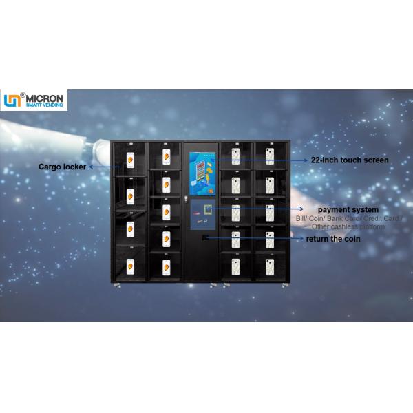 22 Inch Touch Screen Door Bear Doll Locker Vending Machine With Smart System Micron Vending Machine