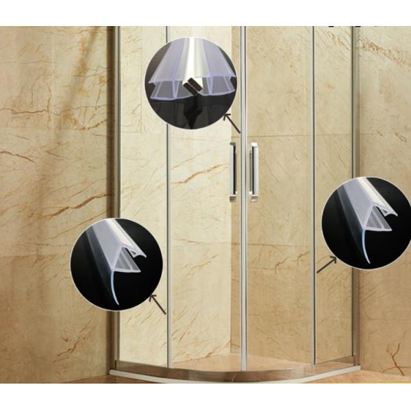 Frameless 6-12MM Tempered Glass Shower Door Sealing Strip with Waterproofing PVC Seals