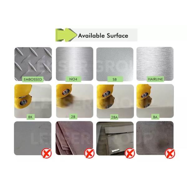 8mm Stainless Steel Plate 304 Hot Rolled 316 1500MM Mill Edge