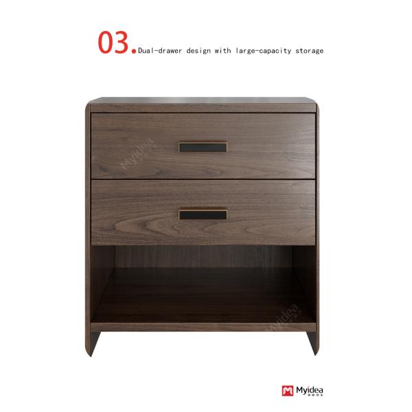 Support customization Modern Luxury Nightstand Bedside Cabinet for Home Use With Storage for Bedroom Living Room Dining Room Bedroom Furniture