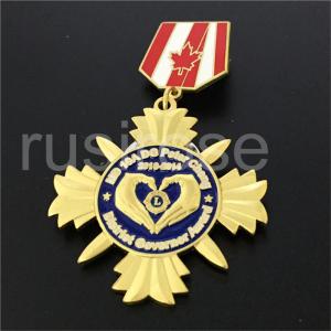 Quality Personalized custom charity organization honorary medal, charity group personality badge for sale