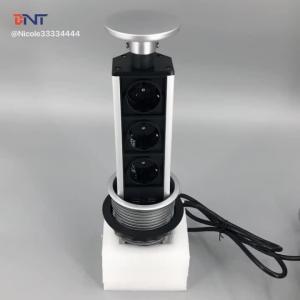 Quality AU power hidden table pop up electric socket for kitchen for sale