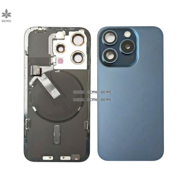 NFC Flex Back Cover Housing For IPhone 15 Pro Housing Black Blue Gold White Durable