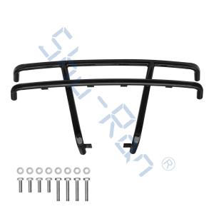 Club Car Precedent Black Powdered Brush Guard Golf Cart