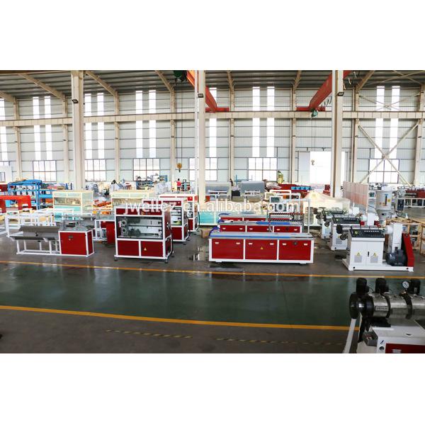 Composit Foamed Pvc Ceiling Panel Production Line With Calibration Unit