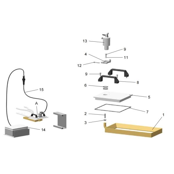 Silvery Sieve 300Um Complete 1009865 Advanced Electrostatic Powder Coating Gun Category Parts Replacement