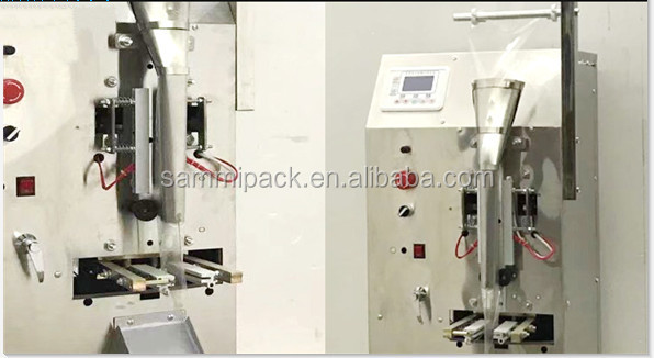 100ml Semi-Automatic Vertical Liquid Filling Sealing Packing Machine for Water Milk Sachet Bag Liquid Packing Machine