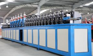 Quality Galvanized Steel T Shaped Bar Ceiling Roll Forming Machinery For Inner Roof Decoration for sale